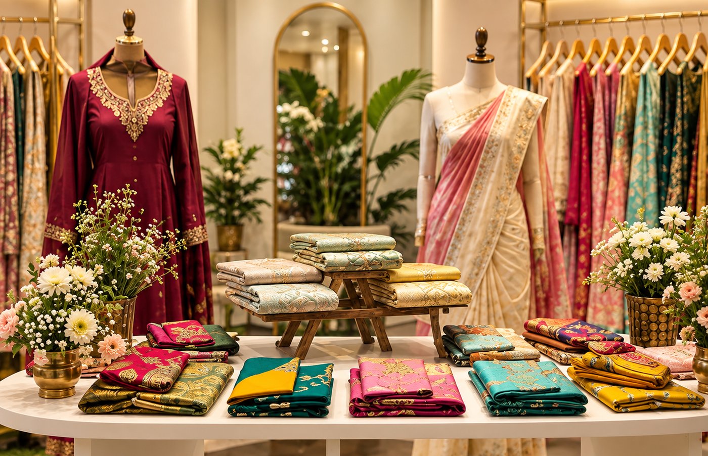 A welcoming corner of the Savitur showroom